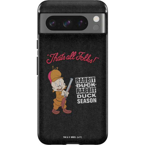 Looney Tunes Elmer Fudd Thats All Folks Google Pixel 8 Pro Impact Case